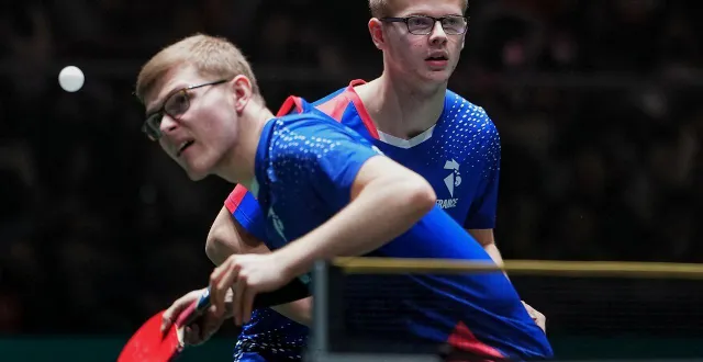 photo  félix et alexis lebrun ont bouclé la saison au sixième et neuvième rang mondial.  &copy;  afp 