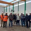 photo  .les élus et les représentants des associations ont pu échanger avec les techniciens de la commune sur l’avancée du chantier  