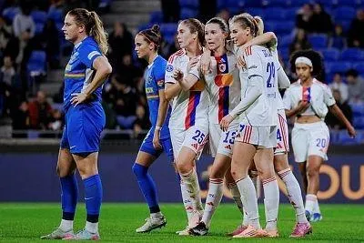 photo  ada hegerberg et les lyonnaises affrontent l’atlético de madrid, ce mercredi 17 décembre.  &copy;  pauline figuet / afp 