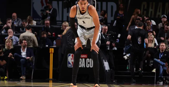 photo  victor wembanyama a révélé avoir perdu quelqu’un de proche avant la finale de la nba cup face à new york  &copy;  nathaniel s. butler / getty images via afp 