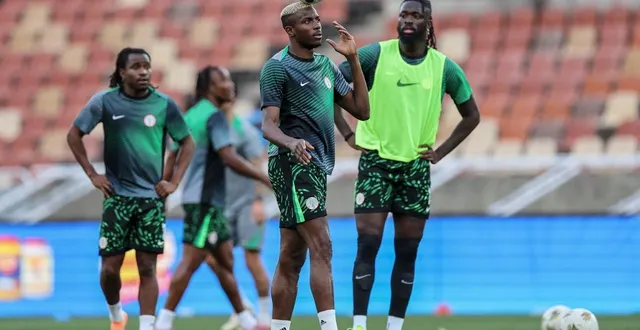 photo  victor osimhen et le nigéria contestent la qualification de la rd congo et ont déposé un recours auprès de la fifa.  &copy;  phill magakoé / afp 