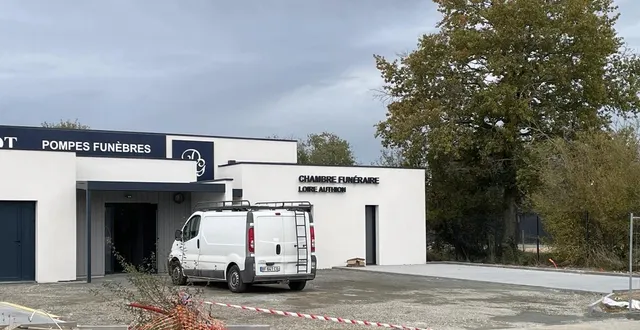 photo  en novembre (photo), la chambre funéraire était encore en construction à brain-sur-l’authion. elle attend désormais les autorisations d’exploitation.  &copy;  co 