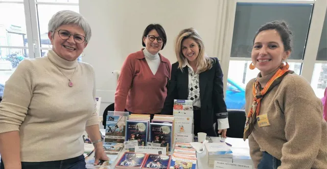 photo  organisatrices et auteures avaient le sourire.  &copy;  le maine libre 