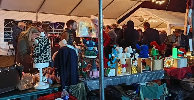 photo  le public était nombreux autour des stands.  &copy;  le maine libre 