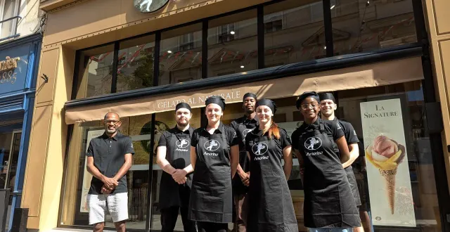 photo  le glacier italien amorino avait ouvert ses portes en août 2024.  &copy;  archives le maine libre 