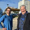 photo  les ponts-de-cé, jeudi 18 décembre 2025. virgile berthault, 27 ans, et florence raymond-augier, 67 ans, formeront le binôme de tête de la liste les ponts-de-cé populaire et citoyenne. 