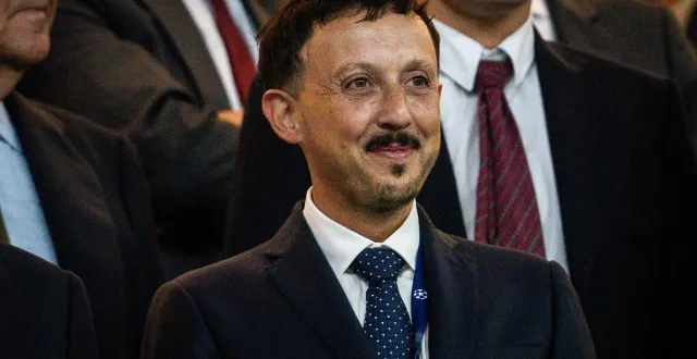 photo  pablo longoria s’est montré satisfait de la première partie de saison de l’om.  &copy;  dppi via afp 