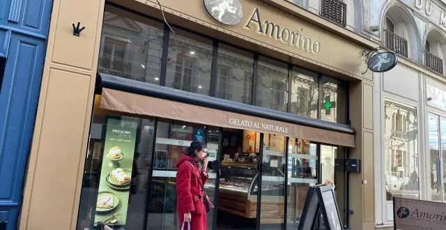 photo  la franchise amorino a ouvert le 2 août 2024, rue de bolton au mans (sarthe).  &copy;  ouest-france 
