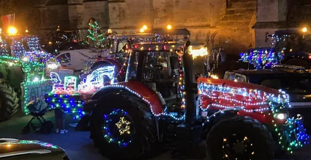 photo  le défilé des tracteurs en 2024.  &copy;  archives ouest-france 