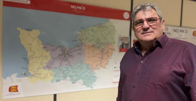 photo  thierry camus a terminé sa carrière comme conducteur de car nomad, à alençon.  &copy;  ouest-france 