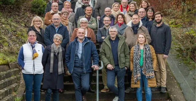 photo  la liste menée par gilles pousse se présente complète et respecte la parité.  &copy;  le maine libre 