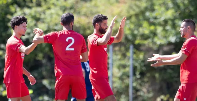 photo  l’équipe fanion de l’as portugais cerizay, ici lors du premier tour de la coupe de france, dimanche 24 août 2025, ne rejouera plus cette saison.  &copy;  illustration co - clémence chauvin 