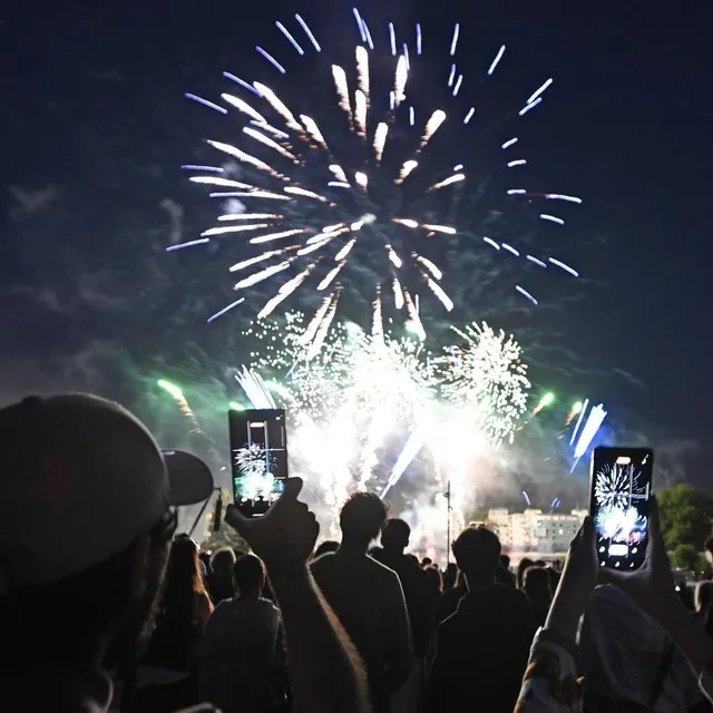 photo plusieurs feux d’artifice seront tirés en normandie pendant les vacances scolaires de fin d’année.  ©  archives jérôme fouquet / ouest-france