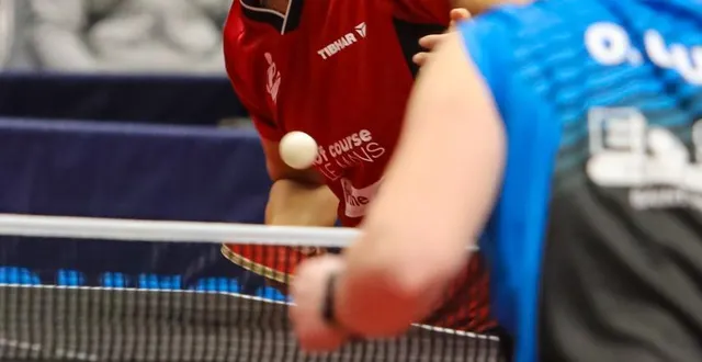 photo  la mancelle li samson a battu océane guisnel lors de la deuxième partie de la rencontre opposant le mans à l’entente saint-pierraise.  &copy;  le maine libre 