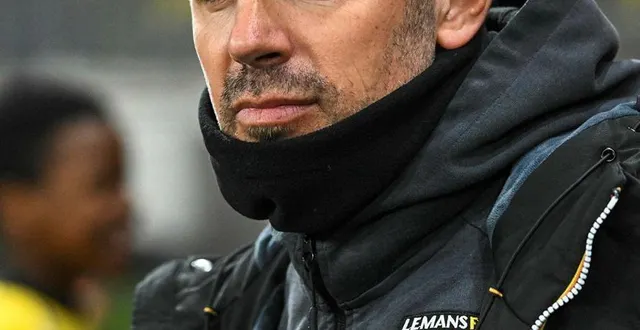 photo  l’entraîneur manceau patrick videira au stade marie-marvingt du mans, le 31 janvier 2025.  &copy;  photo : archive le maine libre - denis lambert 