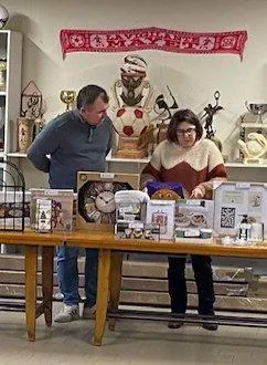 photo  isabelle fontaine et franck bourmault.  &copy;  le maine libre 