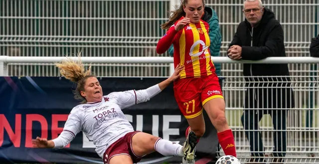 photo  charlotte faity et ses partenaires du mans fc cherchent un succès en championnat depuis plusieurs semaines.  &copy;  archive arnaud despelchain 