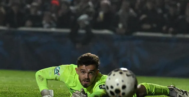 photo  malgré un grand bastien rempp, vendée les herbiers s’est incliné face à angers sco, vendredi 19 décembre.  &copy;  jérôme fouquet/ouest-france 