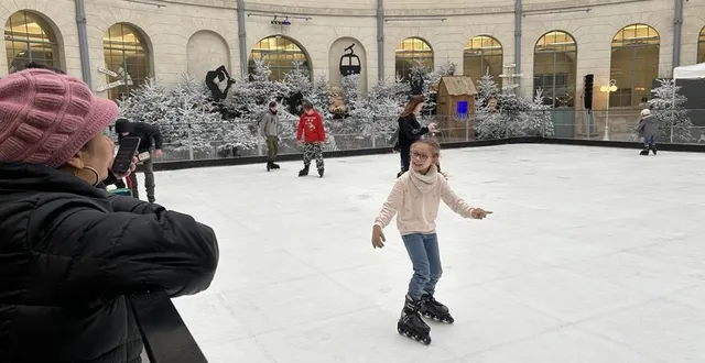photo  la patinoire est ouverte jusqu’au dimanche 4 janvier 2026.  &copy;  ouest-france 