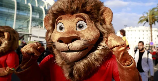 photo  assad, la mascotte de la coupe d’afrique des nations 2025.  &copy;  afp 