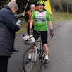 photo une montée est d’environ 1 km avec un dénivelé de 10 %. une belle performance pour un cycliste de 90 ans
