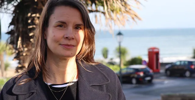 photo  la comédienne aurélie garault revient souvent à dinard (ille-et-vilaine).  &copy;  ouest-france 