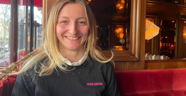 photo  doriane pin à paris, jeudi 18 décembre 2025, est revenue sur sa saison 2025 et a évoqué ses futures participations aux 24 heures du mans.  &copy;  le maine libre 