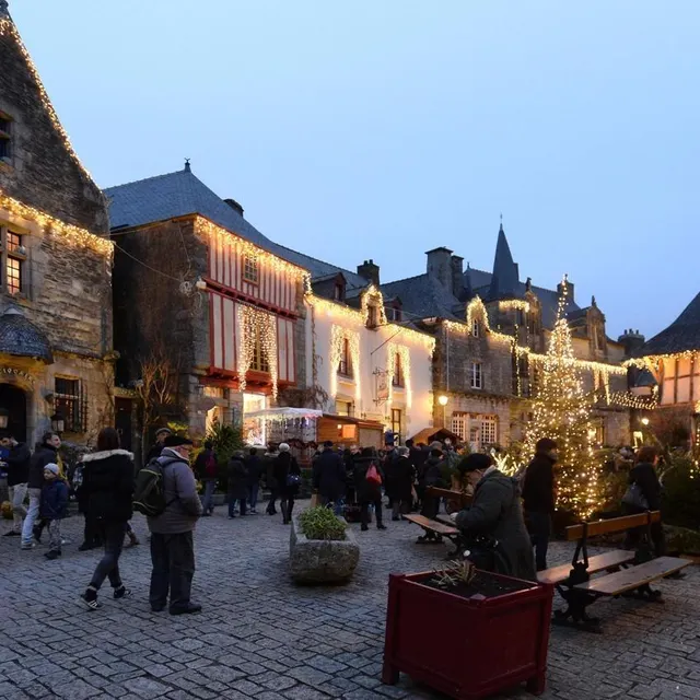 photo rochefort-en-terre, célèbre pour ses illuminations de noël, avait déjà été élu village préféré des français en 2016.  ©  ouest france