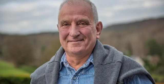 photo  hugues raluy, 64 ans, candidat à la mairie de bessé-sur-braye  &copy;  le maine libre 