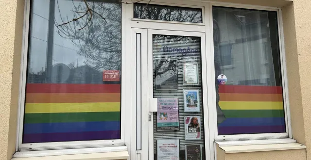 photo  le local de l’association homogène a été victime de dégradations le week-end dernier.  &copy;  le maine libre 