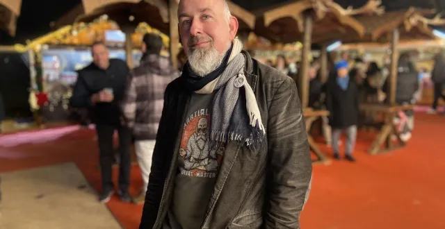 photo  angers, jardin du mail, le 18 décembre 2025. lionel chery, membre bénévole de l’association zéro déchet d’angers.  &copy;  co 