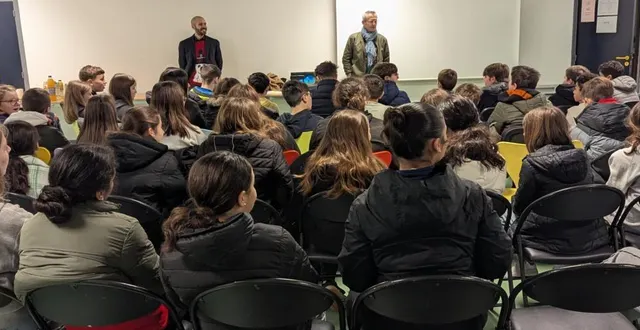 photo  les 3e ont participé au jeu en ligne sur les métiers de l’industrie.  &copy;  collège f. dolto 