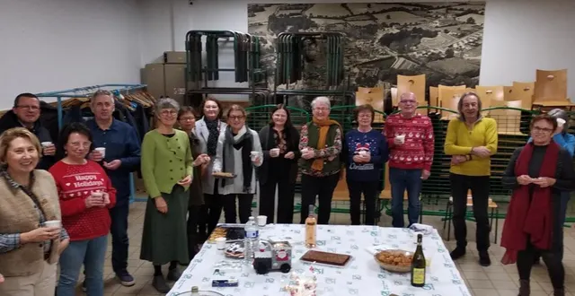 photo  ces retrouvailles de fin d’année ont été l’occasion d’échanger avec la langue de shakespeare.  &copy;  ouest-france 