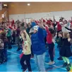 photo  animateurs et enfants ont dansé ensemble pour clôturer le spectacle. 