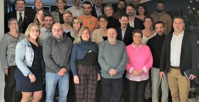 photo  thomas tessier et ses 26 colistiers (deux autres noms de réserve vont s’y ajouter) ont officialisé leur candidature dimanche 21 décembre.  &copy;  le maine libre 