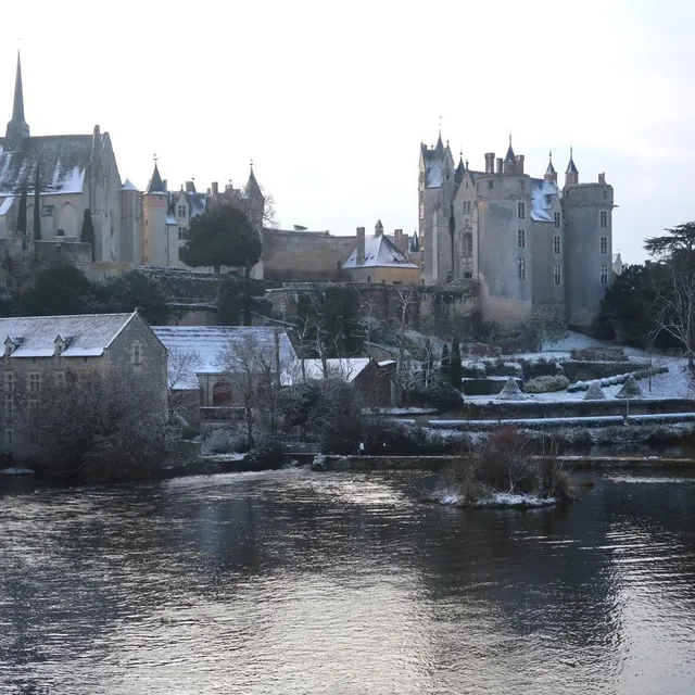 photo la neige dans le saumurois.  ©  co
