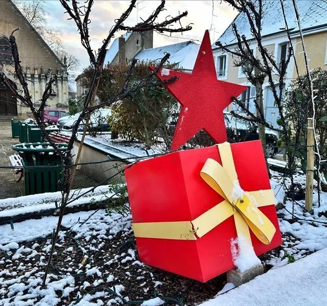 photo il n’avait plus neigé en sarthe le 25 décembre depuis 1996.  ©  ouest-france