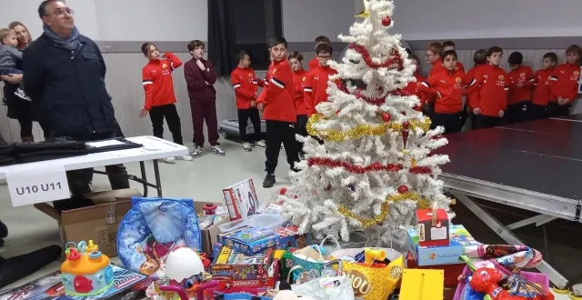 photo  l’opération « père noël vert » a permis de collecter de nombreux jouets pour le secours populaire.  &copy;  le maine libre 