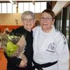 photo annick monboussin et annick trouillet, deux figures du club de judo depuis sa création.