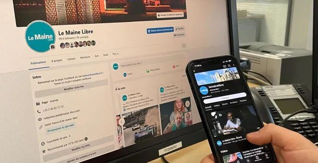 photo  le maine libre est présent sur tous les réseaux sociaux.  &copy;  le maine libre 