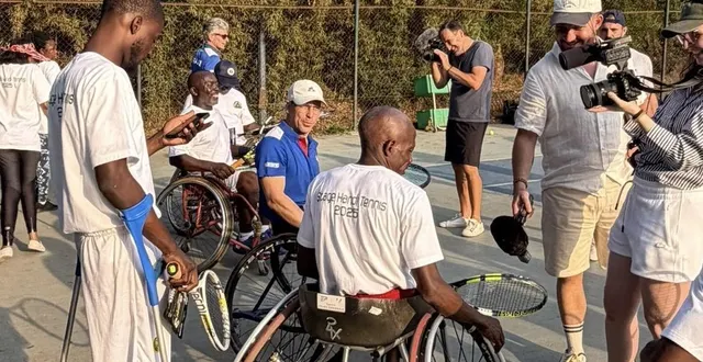 photo  le sarthois frédéric cattanéo a partagé son expérience avec les meilleurs camerounais.  &copy;  hugo trouvé 