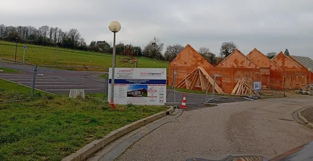 photo  le lotissement la maladière est en cours de construction.  &copy;  ouest-france 