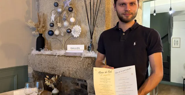 photo  au restaurant gallos expérience d’alençon (orne), françois eustace propose un menu à emporter pour noël, et un sur place à la saint-sylvestre.  &copy;  ouest-france 