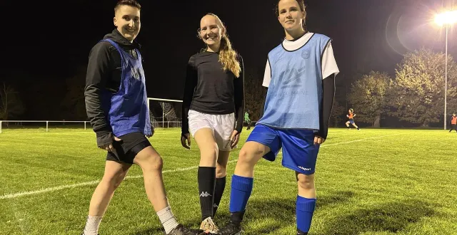 photo  la réal féminine s’entraîne à spay, arnage ou teloché.  &copy;  le maine libre 