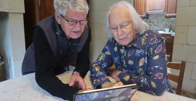 photo  beaufort, septembre 2025. pour jean-luc allard (à droite), on ne peut pas parler d’histoire locale sans se référer à jean-marie schio.  &copy;  co – agathe le nueff 