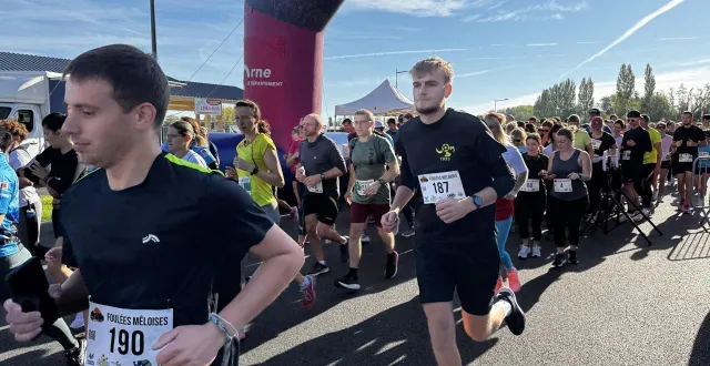 photo  les foulées mêloises, le 28 septembre 2025.  &copy;  archives ouest-france 