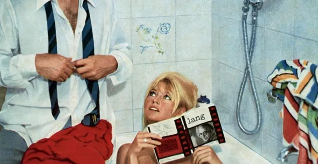 photo  « le mépris » en 1963, jean-luc godard filme brigitte bardot et michel piccoli dans une villa italienne.  &copy;  collection christophel via afp 