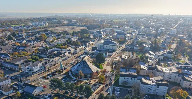 photo  vue aérienne d’avrillé.  &copy;  ville d’avrillé 