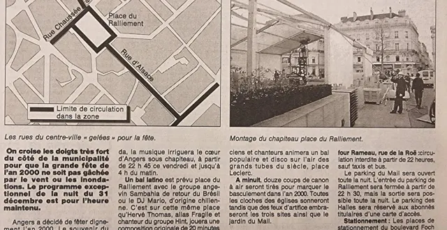 photo  la place du ralliement demeurait le point névralgique des festivités.  &copy;  ouest-france 