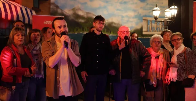 photo  après avoir brillé sur le plateau de tout le monde veut prendre sa place, benoît a participé à plusieurs karaokés. pour le plus grand bonheur de ses fans.  &copy;  archives ouest-france 